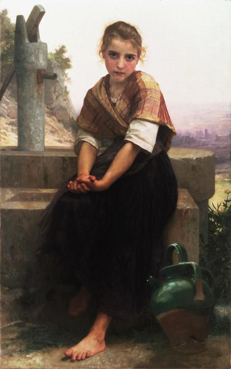 Adolphe William Bouguereau The Broken Pitcher (mk26) China oil painting art